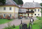 Dolní, Pustý, Leyerův, Šádův, Skalní mlýn; Niedermühle, Wüstenmühle